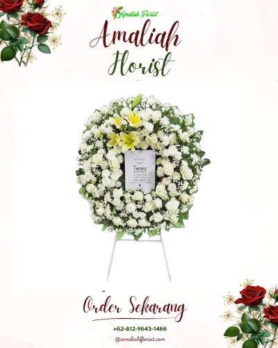 Krans Bunga Duka Cita di Tambak Oso Wilangun